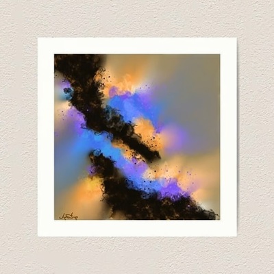 Free falling art print