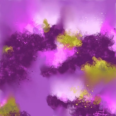 Opposites attract art print