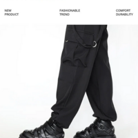  Black Platform Women's Punk Gothic Sneakers - Thumbnail 1