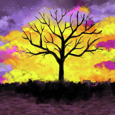 Night moves art print