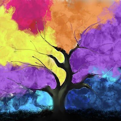 Tree of life art print