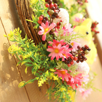 Easter Wreath With Egg Rabbit Hanging Home Decoration SG601 - Thumbnail 2