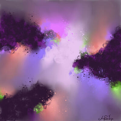 Sleep Walking Art Print - 12" X 12"