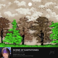 Scene of Earthtones Art Print - 8" X 10" - Thumbnail 2