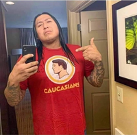 Caucasian t-shirt Unisex - Thumbnail 1