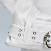 Luxury Rivet PU Leather Handbag for Women - Thumbnail 6