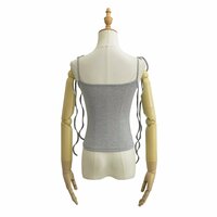 Embroidered Bow Tie-up Sleeveless Fashion Vest - Thumbnail 2