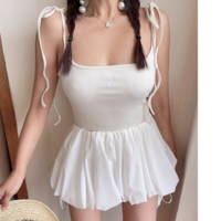 Embroidered Bow Tie-up Sleeveless Fashion Vest - Thumbnail 6