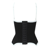 Sexy classic black fishbone waist slimming tube top camisole - Thumbnail 2