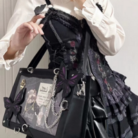 Y2K Gothic Butterfly Spider Web Ita Bag - Thumbnail 1