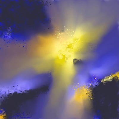 Keeping hope alive art print - 24" x 24"