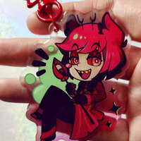 Hazbin hotel keychains - Thumbnail 1