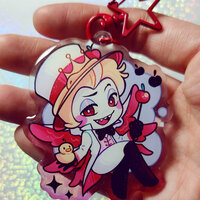 Hazbin hotel keychains - Thumbnail 2