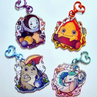 Ghibli inspired keychains