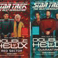 Pocket Books Star Trek: The Next Generation: Double Helix complete set of six prose paperback novels - Thumbnail 2