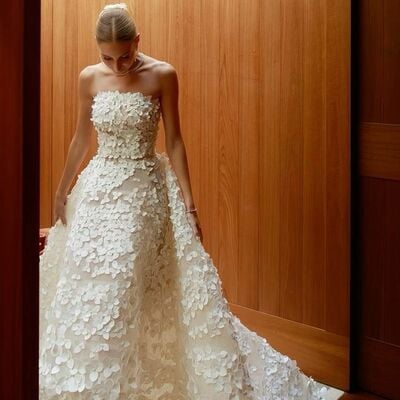 Luxury ball gown lace wedding dress bridal gown wedding gown