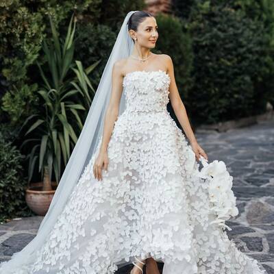 Romantic ball gown lace wedding dress bridal gown wedding gown