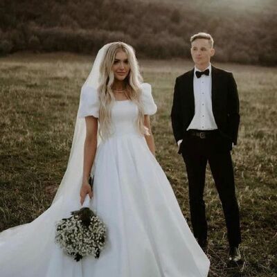 Romantic ball gown wedding dress bridal gown wedding gown