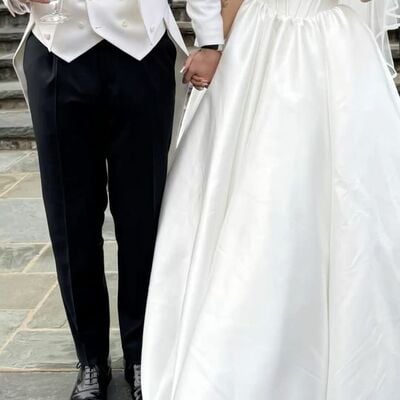 Ball gown handmade flowers wedding dress bridal gown wedding gown