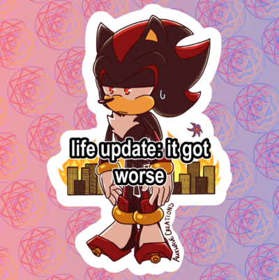 Life Update Sticker