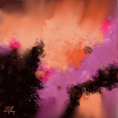 Mysterious Beauty - 12" X 12"