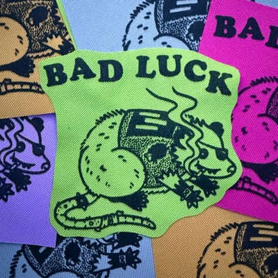 Bad luck possum canvas patch