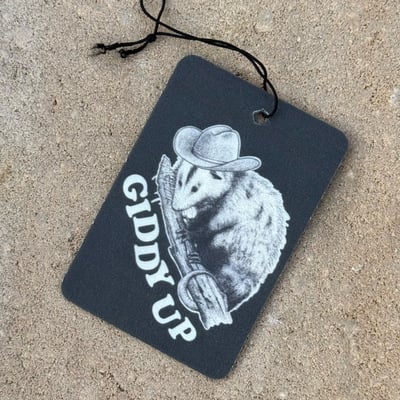 Giddy up air freshener