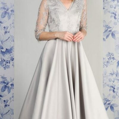 Elegant a line tea-length mother of the bride/groom dress evening formal prom dress