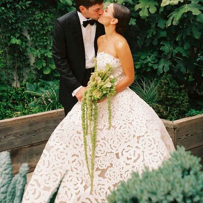 Elegant ball gown lace putty wedding dress bridal gown wedding gown