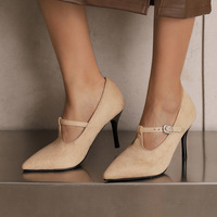 Elegant Pointed Toe High Heels - 3colors - Thumbnail 1