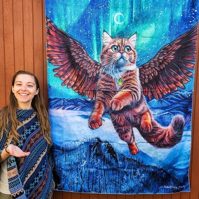 "wishing you were here" tapestry 