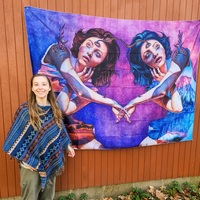 "Symbiosis" Tapestry - Thumbnail 1