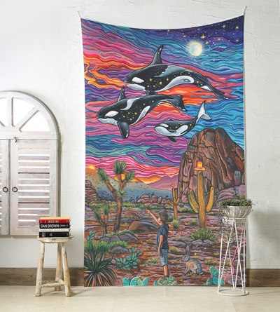 "Sky Pod" Tapestry 