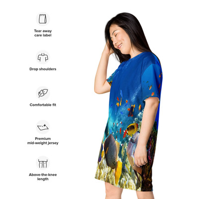Ocean t-shirt dress