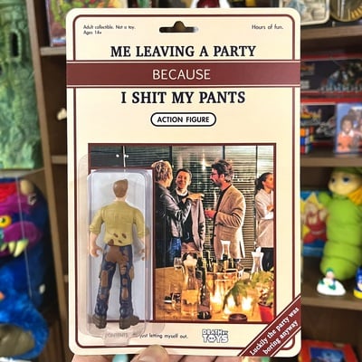 Leaving a party (male version)