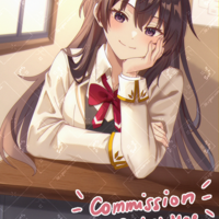 Yuki Suou - Split/Nice/Naughty- Alya Hides Her Feelings (8x11 or 5x5) Signed Print - Thumbnail 1