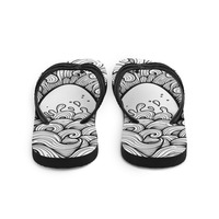 Mr. Egg Frabic Flip-Flops - Thumbnail 2