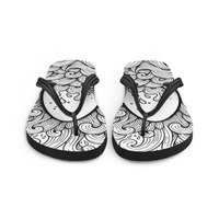 Mr. Egg Frabic Flip-Flops - Thumbnail 3