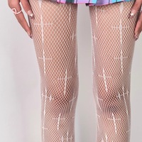 Sexy Crisscross Fishnet Stockings Pantyhose - Thumbnail 6
