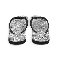 Blast Frabic  Flip-Flops - Thumbnail 2