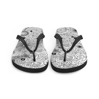 Blast Frabic  Flip-Flops - Thumbnail 3