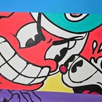 XXL Painting by Viola "Human Evolution" - Thumbnail 5