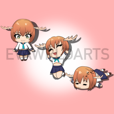 Mini nokotan stickers