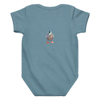 Baby jersey bodysuit - Water Effect - Thumbnail 1