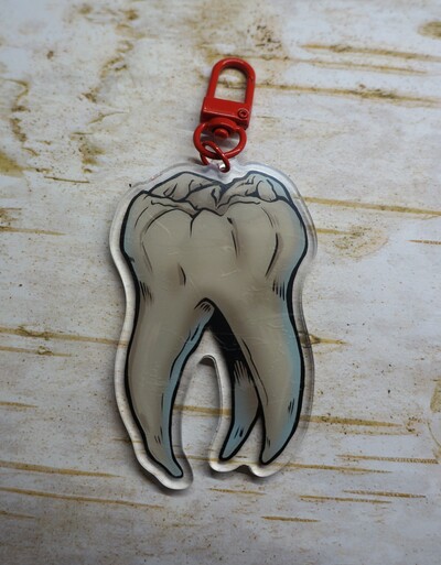 Tooth Keychain