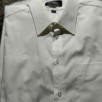 Bill Blass Signature size 17 1/2 White Shirt