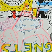 XXL Painting by Judas Arrieta "Toy Shop"  - Thumbnail 3