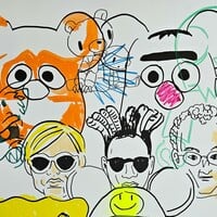 XXL Painting by Judas Arrieta "Toy Shop"  - Thumbnail 1