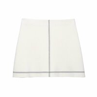 Street Fashion Casual Trim Knit Mini Skirt - Thumbnail 1