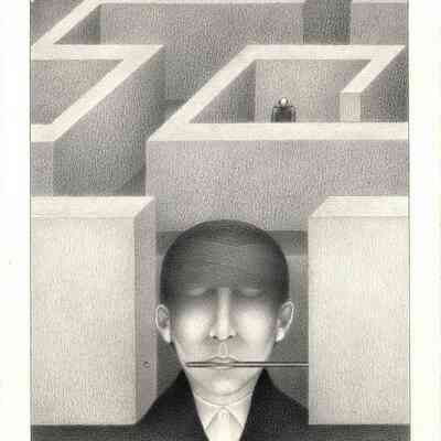 Original drawing from 1981 by grzegorz stańczyk 